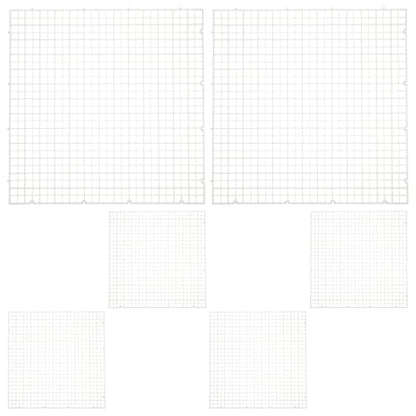 DOITOOL 6 Pcs Aquarium Fish Tank Dividing Plates Bottom Isolation Filter Trays White 30x30x0.7cm Grid Divider Boards for Fish Tank Separation and Spawning