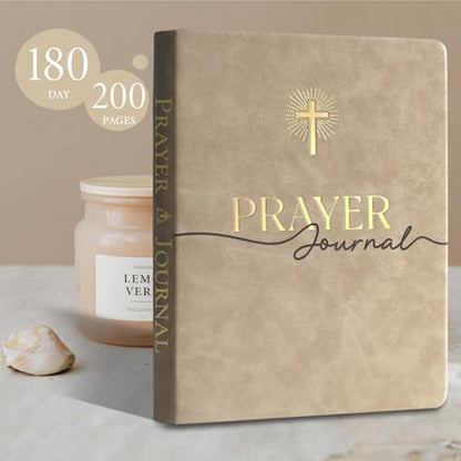 180 Days Prayer & Bible Journal for Women,Faith-Based Christian Planner & Bible Study Notebooks,Spiritual Devotional Planner - God's Book for Prayer | Perfect Religious Gift (Oat)
