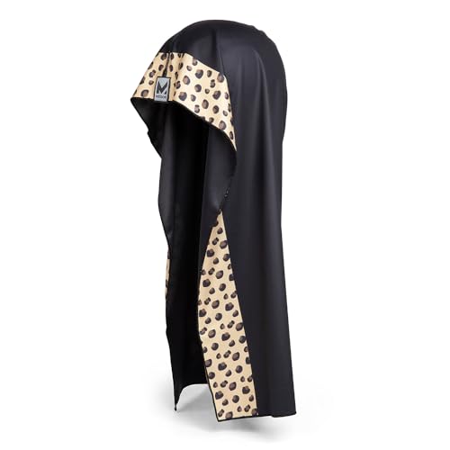 MISSION Cooling Hoodie Towel, Evaporative Cool Technology, Cools Instantly When Wet, UPF 50 Sun Protection, Contours Your Head to Stay in Place, Great for Sports, Fitness, Gym - color: Leopard