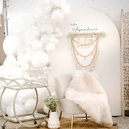Voircoloria 130pcs White Party Balloons Garland Arch Kit, 18 12 10 5 Inch - color: 03 White, size: 5/10/12/18 inch - 130pcs