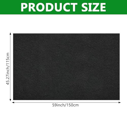 Large Bird Cage Mat, 46x60 Inch Under Pet Cage Mat for Bird Cages, Liner for Under Dog Crate cages, Reptile Aquariums, Waterproof Felt Liner with Non-Slip Backing for Kennel Training, Floor Protector - size: 46x60 Inch