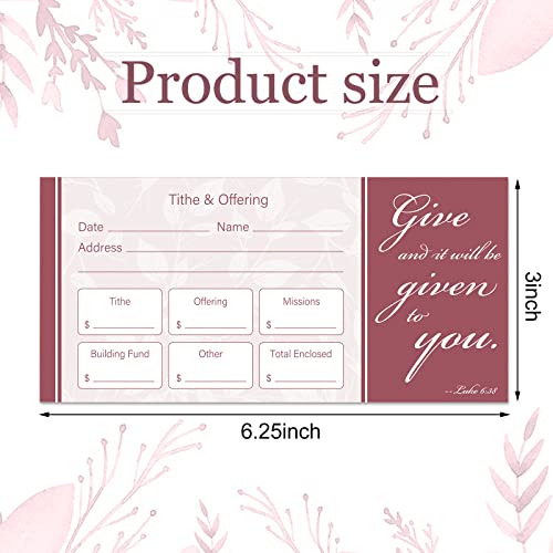 Eaasty 200 Pieces Church Offering Envelopes My Offering Bill Size Envelope Church Tithe Envelopes for Donations, Religious Occasions(Simple Style) - style: Simple Style