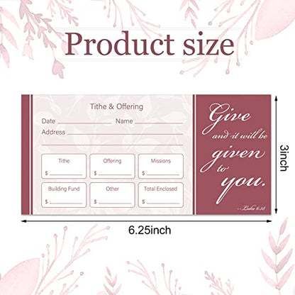 Eaasty 200 Pieces Church Offering Envelopes My Offering Bill Size Envelope Church Tithe Envelopes for Donations, Religious Occasions(Simple Style) - style: Simple Style