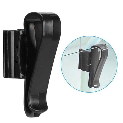 5Pcs Aquarium Water Pipe Clips Leak-Proof Design Adjustable 8-16mm Hose Holder for Fish Tank Water Change Tools(Black) - color: Black