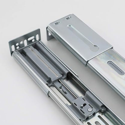LONTAN Rear Mounting Brackets for 1.77 Inch 45mm Drawer Slides (10 Pairs) | Zinc Plated Cold Rolled Steel Heavy Duty; Face Frame Cabinet Socket; 2.75 Inch Depth Extension; Easy Screw On Replacement - color: Silver, size: 1.77 Inch - Mounting Bracket