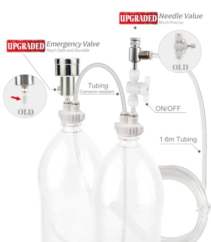 DIY CO2 kit for Aquarium with CO2 Diffuser & Needle Valve, G211 - color: G211+ CO2 Diffuser