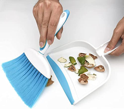 Small Broom and Dustpan Set, Small Dustpan and Brush Set, Mini Dust pan and Brush, Hand Broom and dust pan, Mini dustpans are Ideal for Cleaning Little Areas Like Desks, Chairs, Kitchens, pet Rooms. - size: 1pcs