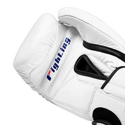 Fighting Sports Fury Professional Training Gloves - Boxing Gloves Boxing, Training Gloves, MMA Gloves, Oz Training Gloves, Kickboxing Gloves, Punching Bag Gloves, Sparring Gloves - color: White, size: 16 oz