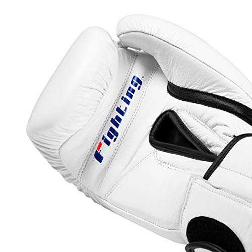 Fighting Sports Fury Professional Training Gloves - Boxing Gloves Boxing, Training Gloves, MMA Gloves, Oz Training Gloves, Kickboxing Gloves, Punching Bag Gloves, Sparring Gloves - color: White, size: 12 oz