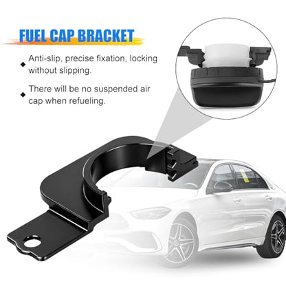 Car Gas Cap Holder, Wear-Resistant Vehicle Fuel Tank Cap Holder Hook Bracket Replacement, Durable Automotive Exterior Gas Cover Accessories, Compatible with T-acoma