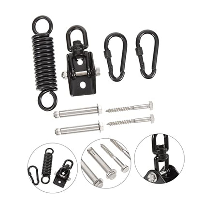 Kisangel 1set Heavy Bag Hanger Bracket Set Stainless Steel Sandbag Suspension Hooks for Use Easy to Install Versatile for Hammocks Boxing Equipment