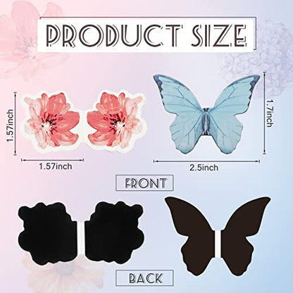 Faccito 24 Pieces Butterfly Magnetic Bookmarks Cute Magnet Page Foldable Page Markers Flower Butterfly Bookmarks Clip for Women Students Book Lovers Reading, Office Christmas Supplies Gifts