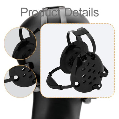 Wrestling Headgear for Kids with Ear Protection & Chin Pad - Youth Sports Protective Gear - color: Eleven Holes