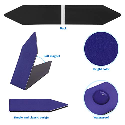 32 Pieces Arrow Shaped Magnetic Bookmarks, Assorted Magnet Page Markers Bookmarks Set, Magnetic Page Clips Bookmark for Students School Office Reading Supplies, Planner