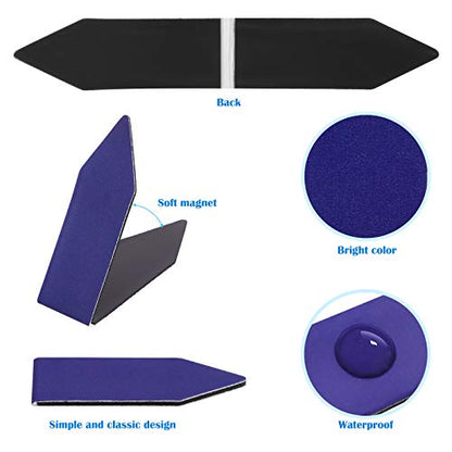 32 Pieces Arrow Shaped Magnetic Bookmarks, Assorted Magnet Page Markers Bookmarks Set, Magnetic Page Clips Bookmark for Students School Office Reading Supplies, Planner