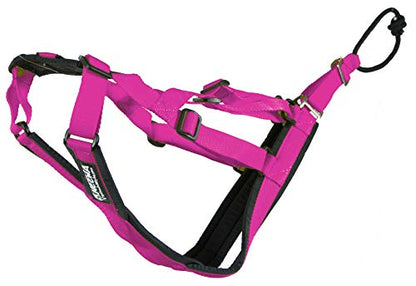 Neewa Adjustable Sled Pro Harness (Large, Pink), Dog Harness for Large Breeds, Giant Dogs, Sled Pulling - color: Pink, size: Large