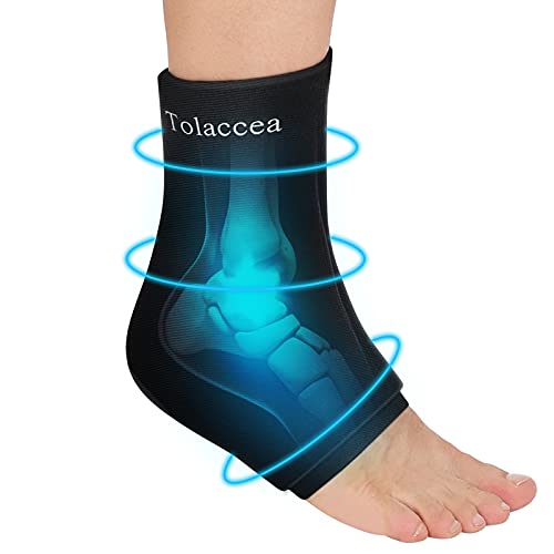 Ankle Foot Ice Pack Wrap for Injuries, Reusable Gel Ice Pack for Hot & Cold Therapy, Cold Therapy Compression Sleeve for Achilles Tendonitis,Plantar Fasciitis,Swelling,Sprained,Pain Relie - size: Lx1, style: Original