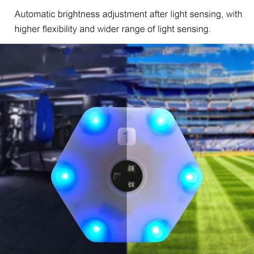 Reaction Training Lights, Agility Light Pods with App Control, Portable Reflex Trainer for Athletes, Ideal for Fitness & Multiple Sports Like Basketball, Soccer