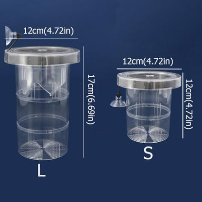 Guppy Breeding Box Aquarium Incubator Floating Fish Hatchery Suspension Isolation Tank(S)