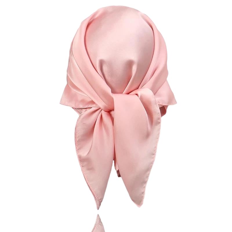 Women Satin Silky Hijab Scarf Solid Shawl Wrap Muslim Head Cover - color: 15