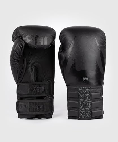 Venum Reverso Boxing Gloves - color: Black/Black, size: 12oz