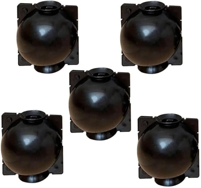 5 Pcs Small Reusable Black Plant Rooting Balls - Air Layering Pods - High-Pressure Propagation Device - Reusable Plant Rooting Grow Box