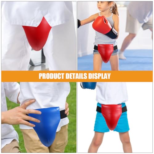 GARVALON 2pcs ’s Professional Groin Protector for Boxing and Martial Arts, Reusable Integrated Groin Guard with Breathable Wear-Resistant Material, Training Protective Gear