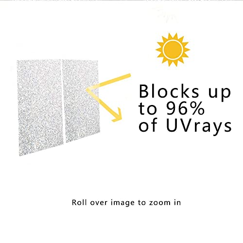 Finnez Frosted Glass Window Privacy Film, Static Cling, 23.6" x 78.7" | UV Block & Heat Control Sticker, Adhesive Free Removable Tint, No Glue Anti-Glare Renter Friendly Coverings for Home Bathroom - color: Crystal, size: 23.6 x 78.7 Inch