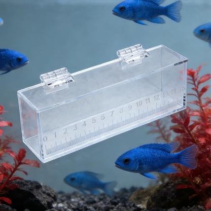 Fish Acclimation Box: Clear Acrylic Breeder Box - Aquarium Isolation Separator for Isolating Fish Fry/Betta Hatching/Guppy Breeding - size: 16.00X5.60X4.50CM