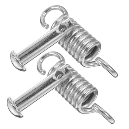 HANABASS 2 Sets Hammock Chair Hanging Kit Heavy Duty Spring Extension Springs with Pin Carabiner Hook Versatile Use for Swings Porches and Balconies