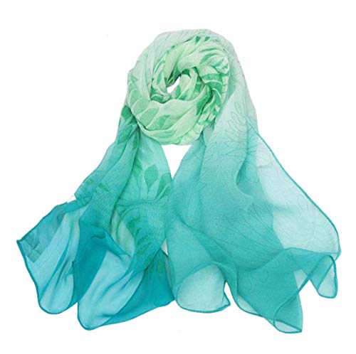 Acotavie Scarfs for Women Lightweight Fashion Scarves Print Floral Pattern Scarf Shawl Wraps - color: B01