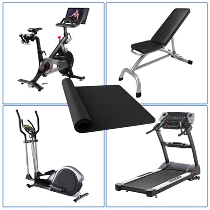 Treadmill Mat,Bike Mat,Stationary Bike Mat,Foldable Treadmill Mat for Hardwood Floors,Under Exercise Bike Trainer Pad for Indoor Gym Equipment Hardwood Floor Carpet Protector - size: 1pcs: 23.6 * 47.2 inch