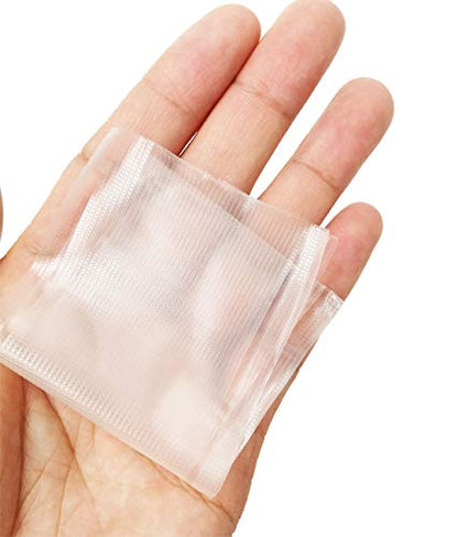 Drchoer PVA Bait Bags for Carp Fishing: 50pcs Water Soluble Bags for Solid Baits Carp Fishing Equipment Tackle - Small Medium Large - size: 3.15in x 6.30"