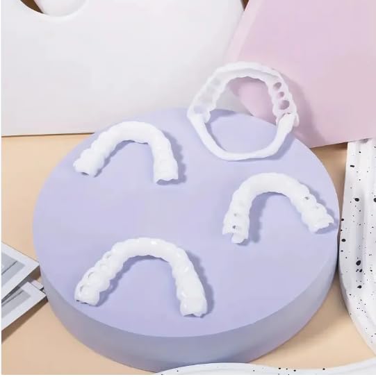 Silicone Orthodontic Teeth Veneers with Storage Case, Invisible Dental Mouthguards
