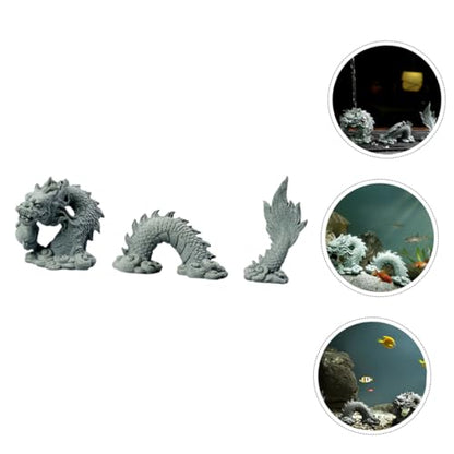 Ipetboom 1 Set Fish Tank Decorations Animal Dragon Sculpture Decor Decorative Dragon Decor Ornaments Decorative Figurine Modeling Synthetic Resin China Office