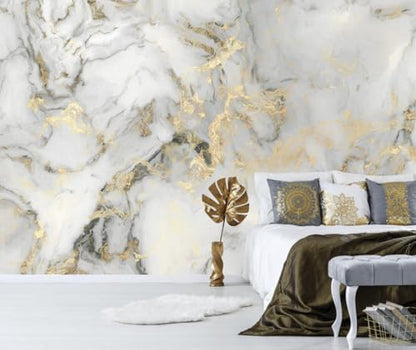 Abstract Marble Background Wall Mural Wallpaper Peel and Stick for Living Room Office 137"x100" - color: ZZ-008, size: 137" x 100"