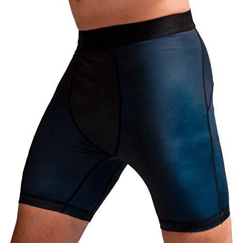 Hayabusa Geo Vale Tudo Shorts Men - color: Blue, size: XX-Large