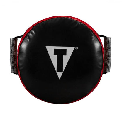 TITLE Boxing Classic Round Punch Shield 2.0, Red/Black - Punch Shield, Target, Coaching Tool, Muay Thai Pad