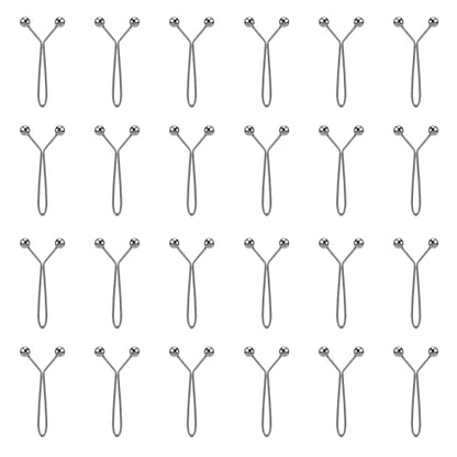 24pcs Hijab Pins for Women, Fashion Exquisite Shawl Scarf Clip Muslim Hijab Clips Safety Brooch Pin Buttons for Women Headscarf Wedding Dress Sweater Jewelry Accessories (Dark Gray) - color: Dark Gray