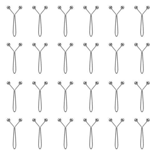 24pcs Hijab Pins for Women, Fashion Exquisite Shawl Scarf Clip Muslim Hijab Clips Safety Brooch Pin Buttons for Women Headscarf Wedding Dress Sweater Jewelry Accessories (Dark Gray) - color: Dark Gray