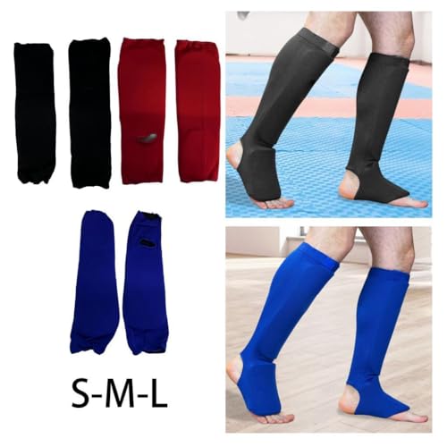 Shin Instep Guards Protective Equipment Pair Shin Guards Leg Guards Protector for Sparring Sanda MMA Muay Thai Martial Arts