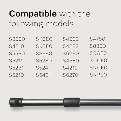 Miele Original HES Telescopic Wand and Connector for Pure Suction Miele Canister Vacuum Cleaners