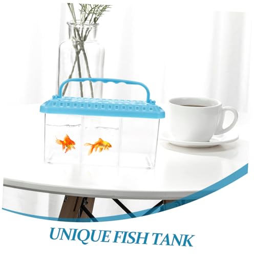 LIOOBO Fish Breeding Isolation Box Multi Functional Tank for Fish Shrimp Transparent Design for Easy Observation Increases Survival Rate of Betta Fish and More