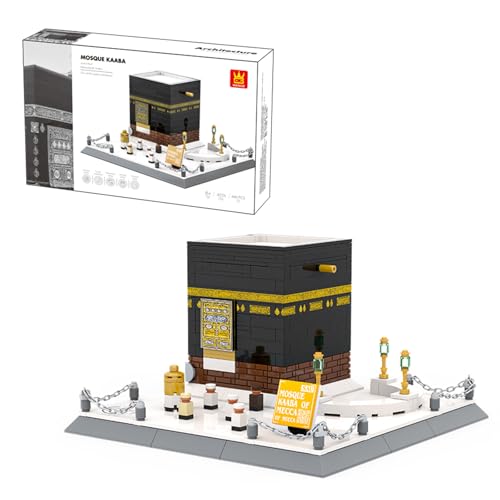 Mecca Kaaba Building Blocks Set – Holy Mosque 3D Model for Kids & Adults, Islamic Educational Toys, Gift for Eid, Ramadan, Hajj – Compatible with Major Brands (446Pcs)
