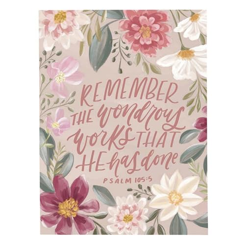 Creative Brands Journals - Faithworks Prayer Journal Sermon Notebook with Prompts, 6 x 8-Inch, Wondrous Works