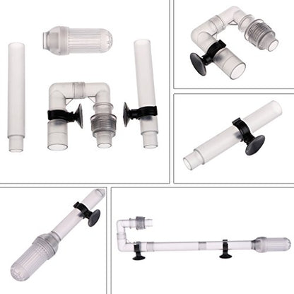 Canister Intakes Inlet Tube Set Fish Tanks External Filter Replacement Accessories with Strong Suction Cups