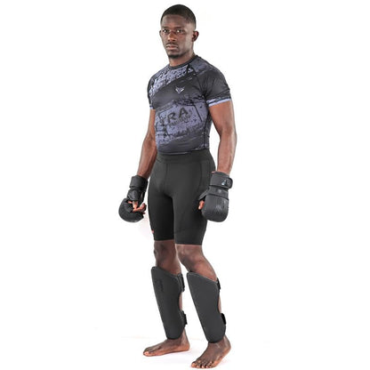 Mytra Fusion Shin Guards Artificial Leather MMA Shin Guards Muay Thai, Training, Sparring, Kickboxing, Martial Arts Shin Guards - size: X-Large