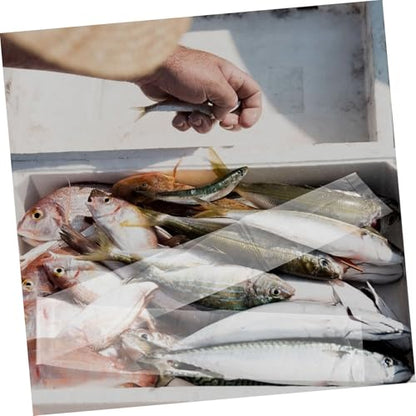 100pcs Plastic Fish Transport Bags Leakproof Aquatic Storage Containers for Tropical Fish for Transporting and Displaying