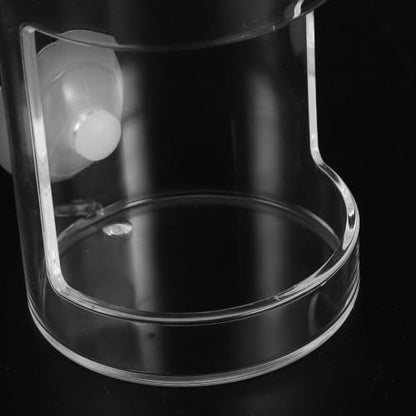 UKCOCO Fish Tank Feeding Holder with Suction Feed Cup, Aquarium Feeder Cup for Precise Sinking Feeding, Anti-Drift Fish Food Holder Suitable for Freshwater Shrimp and Aquarium Use