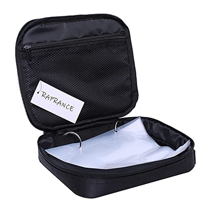 Raprance Fishing Lure Bag Baits Tackle Binder Organizer Storage Plastic Bag - color: Black